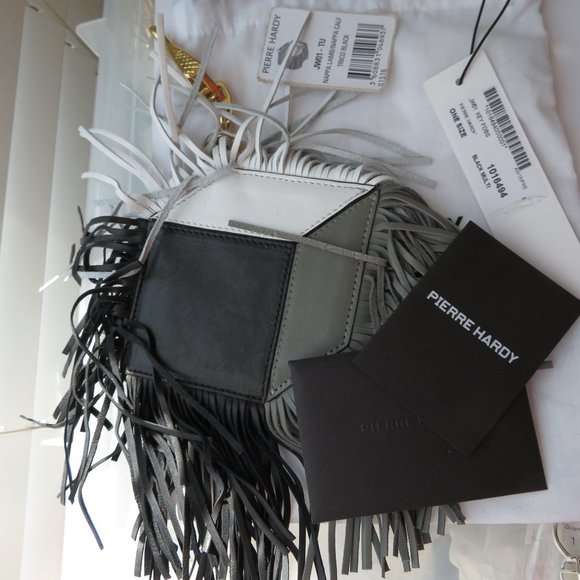 Pierre Hardy 3D Leather Cube Bag XL Keyring - Picture 4 of 16